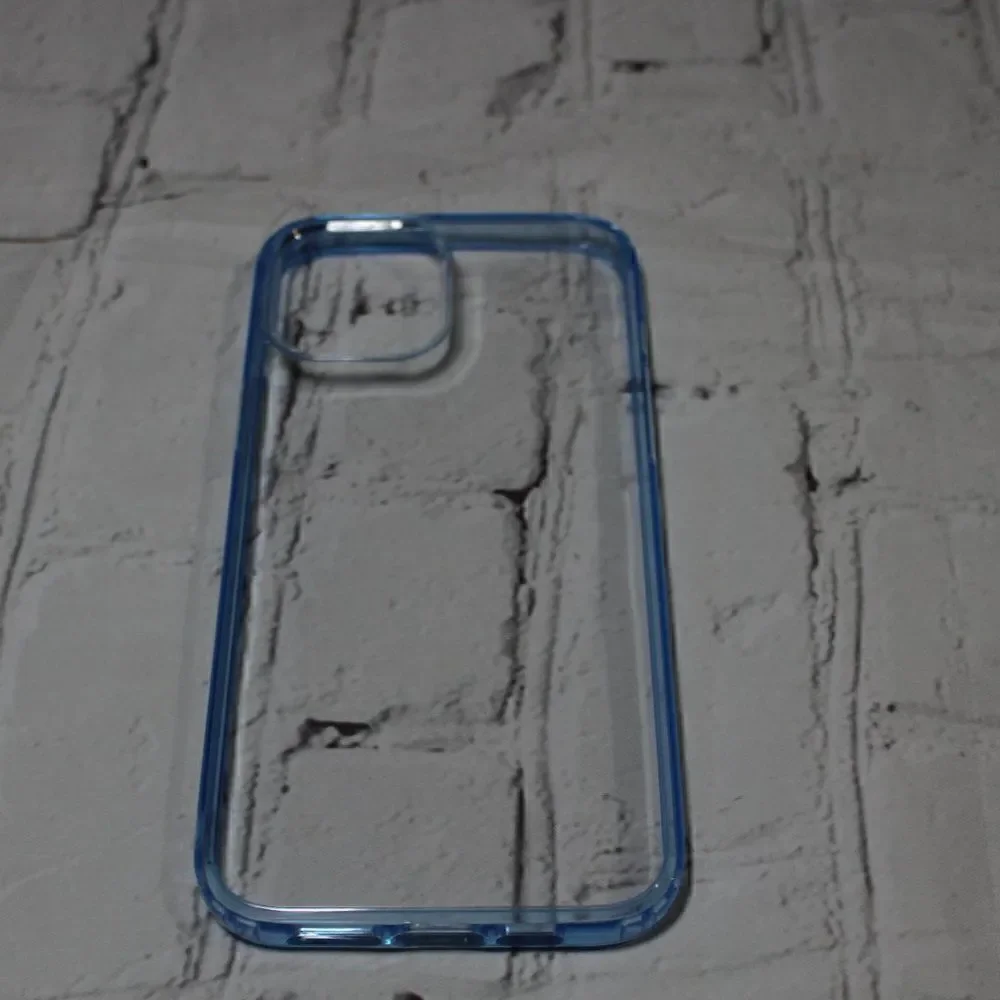 iPhone 12 Pro Max Clear Phone Case LIGHT BLUE‎